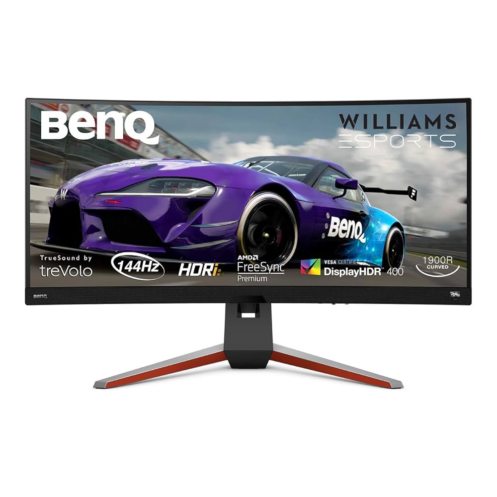 BenQ MOBIUZ EX3415R ウルトラワイドモニター 34インチ EX3415R | MOBIUZ Best Monitor for Gaming 144Hz 2K 1900R